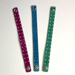 Set of 3 Swarovski bracelets